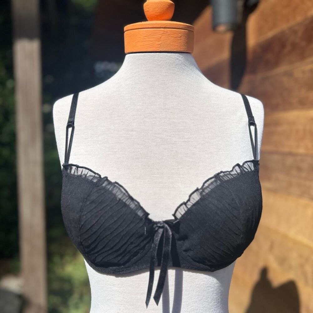 Nordstrom Women's Black Underwire Bra 36C